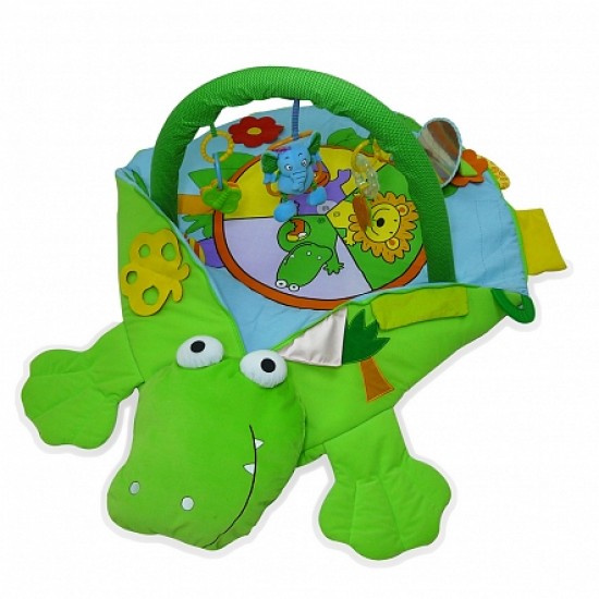 Развивающий коврик трансформер BIBA TOYS КРОКОДИЛ 4 в 1 86х56х47 см