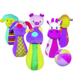 Развивающая игрушка BIBA TOYS набор боулинга СЧАСТЛИВАЯ ФЕРМА 58х44х42 см 