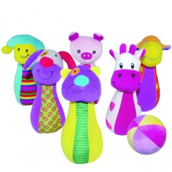 Развивающая игрушка BIBA TOYS набор боулинга СЧАСТЛИВАЯ ФЕРМА 58х44х42 см 