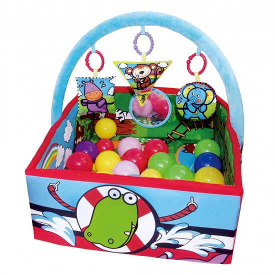 Развивающий коврик BIBA TOYS МОИ ДРУЗЬЯ ИЗ ДЖУНГЛЕЙ 