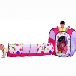 Игровая палатка Calida Дом/100 шаров Шестигранник/Туннель