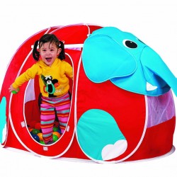 Игровая палатка Calida Дом/100 шаров Слоник (130х90х85)