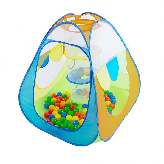 Игровая палатка Calida/100 шаров/Конус/корзина 82х82х92см