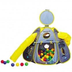 Игровая палатка Calida Дом/100 шаров Космический корабль 100х100х80