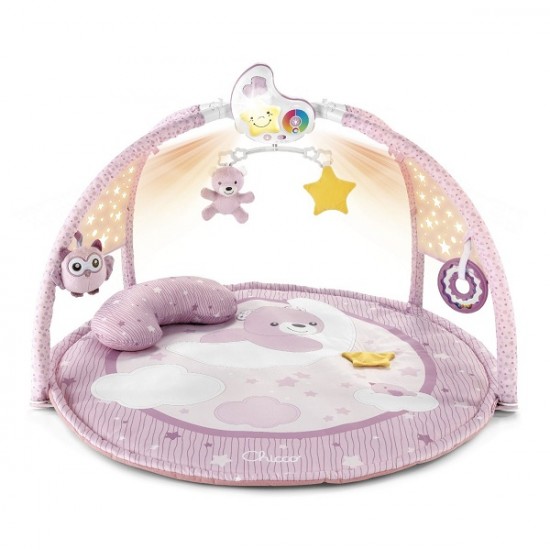 Коврик развивающий Chicco Enjoy Colors Gym 3 в 1 розовый