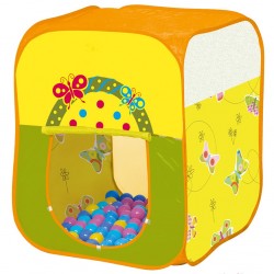 Дом игровой CHING CHING 100 шаров Бабочки (квадрат) 85х85х100см