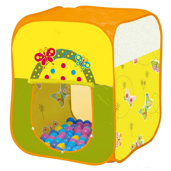 Дом игровой CHING CHING 100 шаров Бабочки (квадрат) 85х85х100см