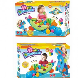 Развивающая игрушка TINBO TOYS МАЛЫШ ДИНОЗАВРИК/60 шаров 58х38х20см