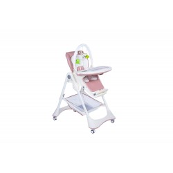 Стульчик детский для кормления Bubago Albert арт.BG101 цвет Pale Pink