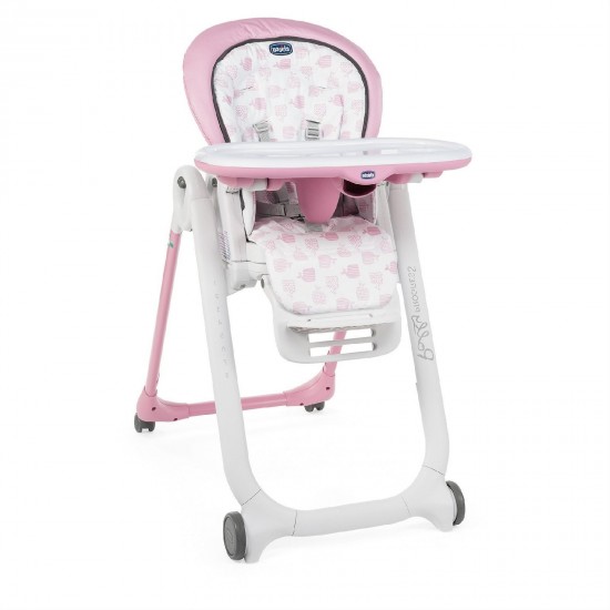 Стульчик для кормления Chicco POLLY Progres5 PINK от 0 месяцев