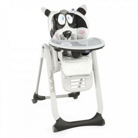 Стульчик для кормления Chicco Polly 2 Start Енот