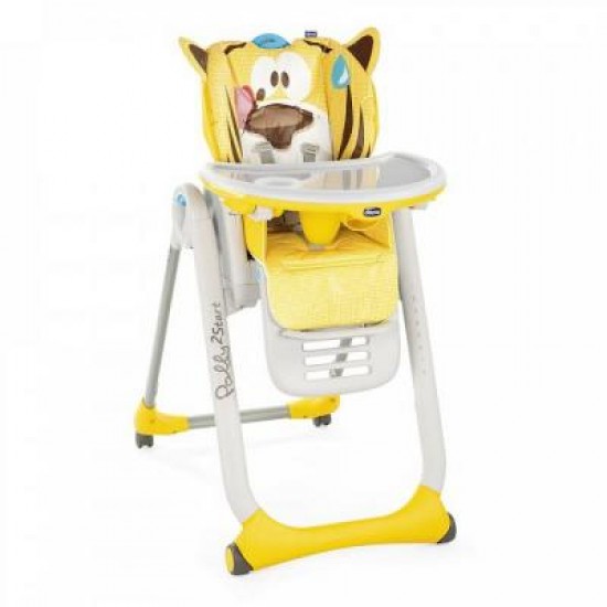 Стульчик для кормления Chicco Polly 2 Start Тигренок