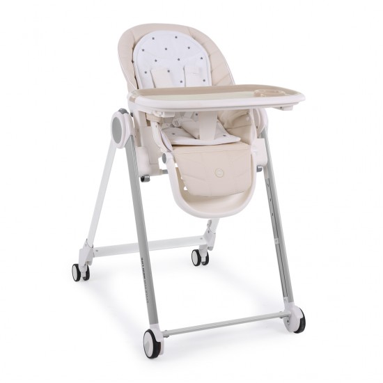 Стульчик для кормления Happy Baby Berny beige stars