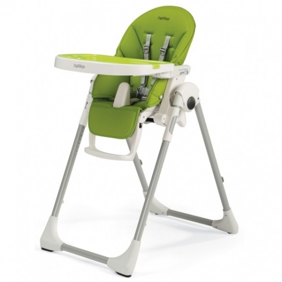 Стульчик для кормления PEG PEREGO Prima PAPPA ZERO 3 MELA эко кожа/зеленый