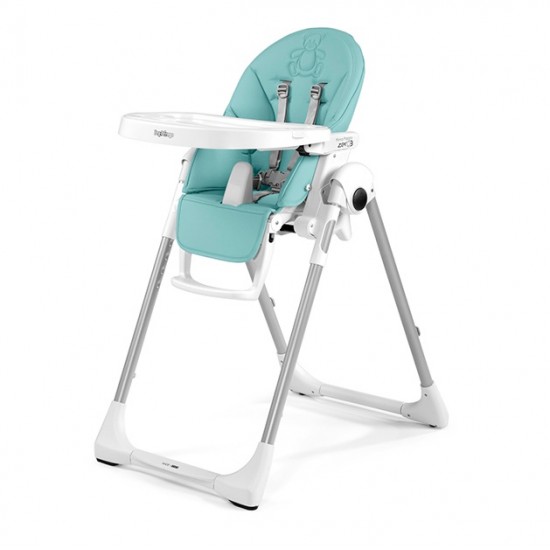 Стульчик для кормления PEG PEREGO Prima PAPPA ZERO-3 FOLLOW ME BEAR AZUL голубой