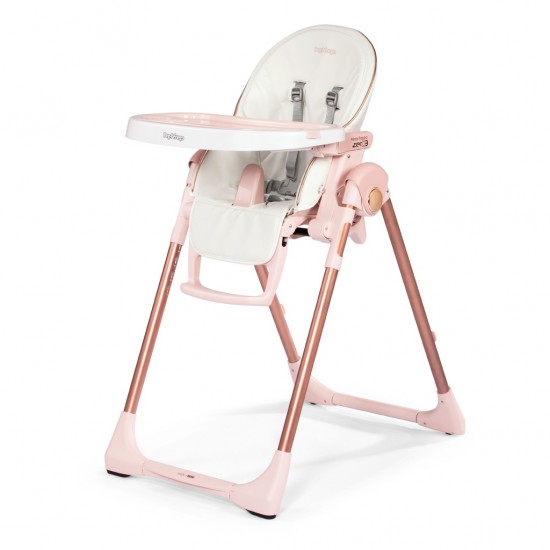 Стульчик для кормления PEG PEREGO Prima PAPPA FOLLOW ME MON AMOUR розовый/белый