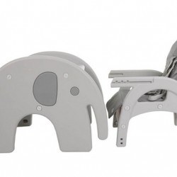 Стульчик для кормления PITUSO ELEPHANT Grey/СЕРЫЙ