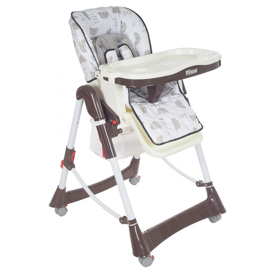 Стульчик для кормления PITUSO NINO GREY BEAR МИШКИ
