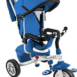 Детский велосипед с ручкой Lorelli Fast 10050091606 blue/white