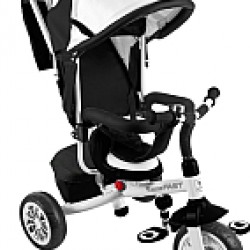 Детский велосипед с ручкой Lorelli Fast 10050091604 white black