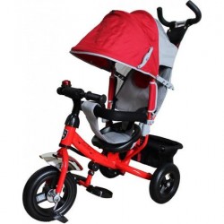 Велосипед трехколесный MINI TRIKE КРАСНЫЙ 950D надувные колеса 10/8 красная рама