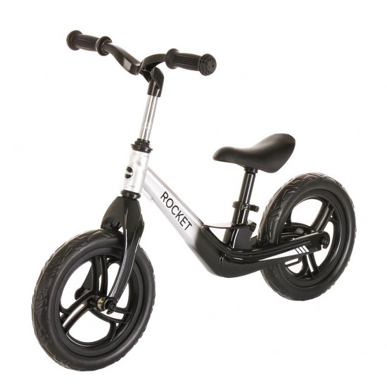 Беговел PITUSO ROCKET MAGNESIUM Серебристо-черный/Black SILVER